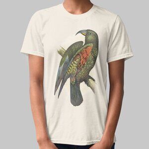 Kea Vintage Parrot Print Short Sleeve Graphic Tee T-shirt S M L XL